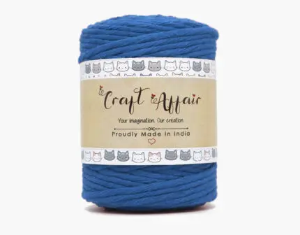 Home Page 67 Denim- 3 mm Single Strand Macrame Cord | Twisted macrame Cord | Macrame cord | Adikala Craft Store | Art Craft | collection | Projects | DIY | Craft | Craft Making